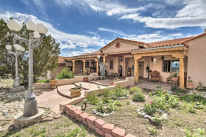 Ornate Santa Fe Adobe Home with Gazebo and Patio!
